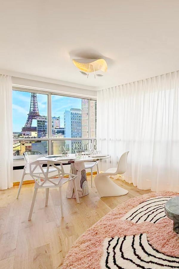 Contemporary artist style panoramic EiffelTower AC