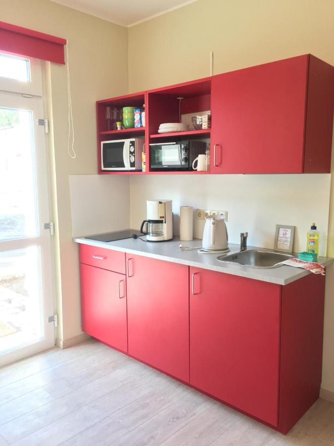 "Die Senfbude" im Südosten Leipzigs - schöne, ebenerdige Apartments mit Stellplatz und Terrasse