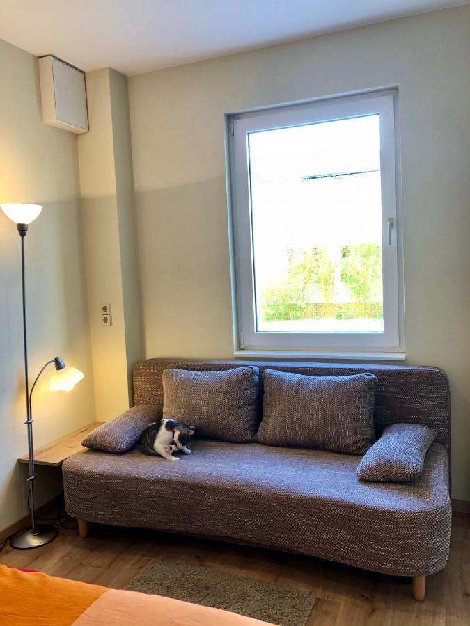 "Die Senfbude" im Südosten Leipzigs - schöne, ebenerdige Apartments mit Stellplatz und Terrasse