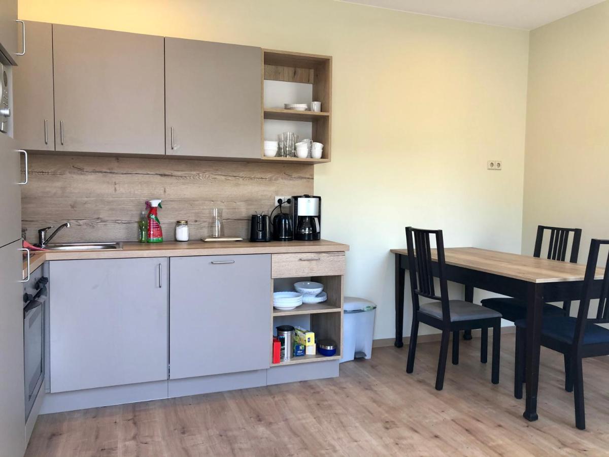"Die Senfbude" im Südosten Leipzigs - schöne, ebenerdige Apartments mit Stellplatz und Terrasse
