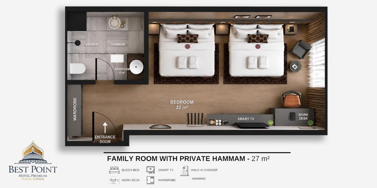 Family Room with Private Hammam