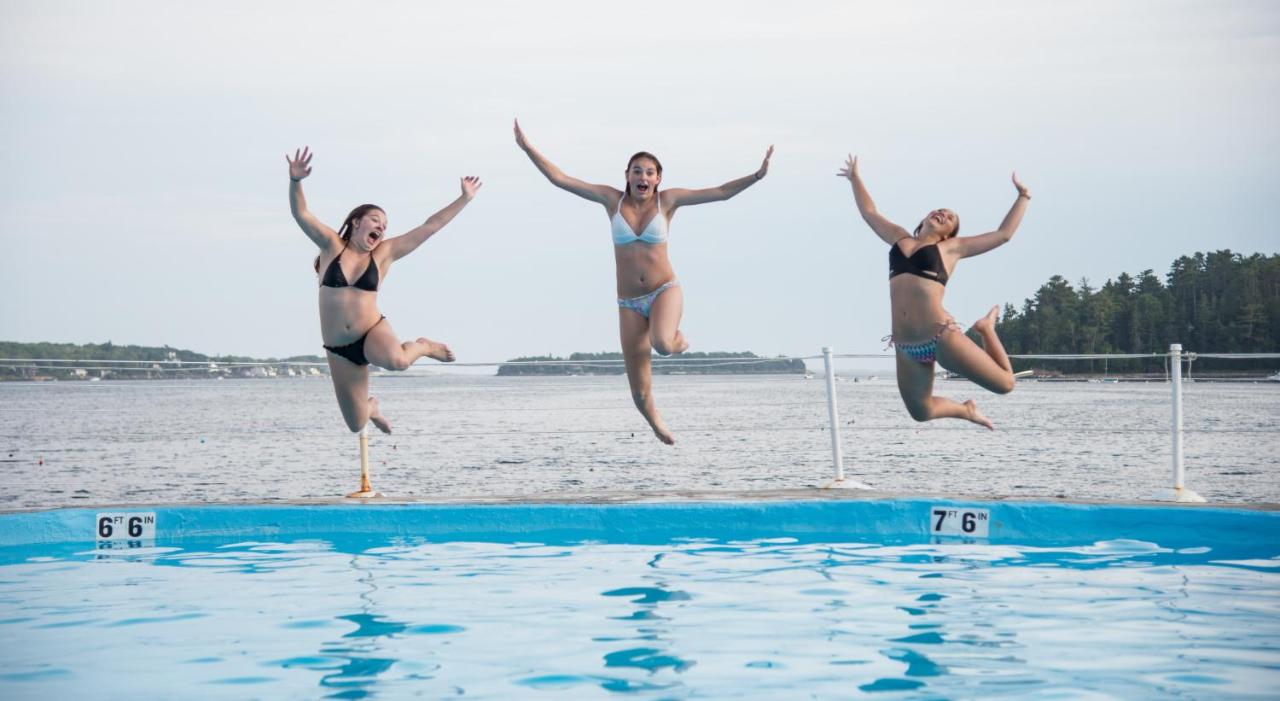 Heated swimming pool: Linekin Bay Resort