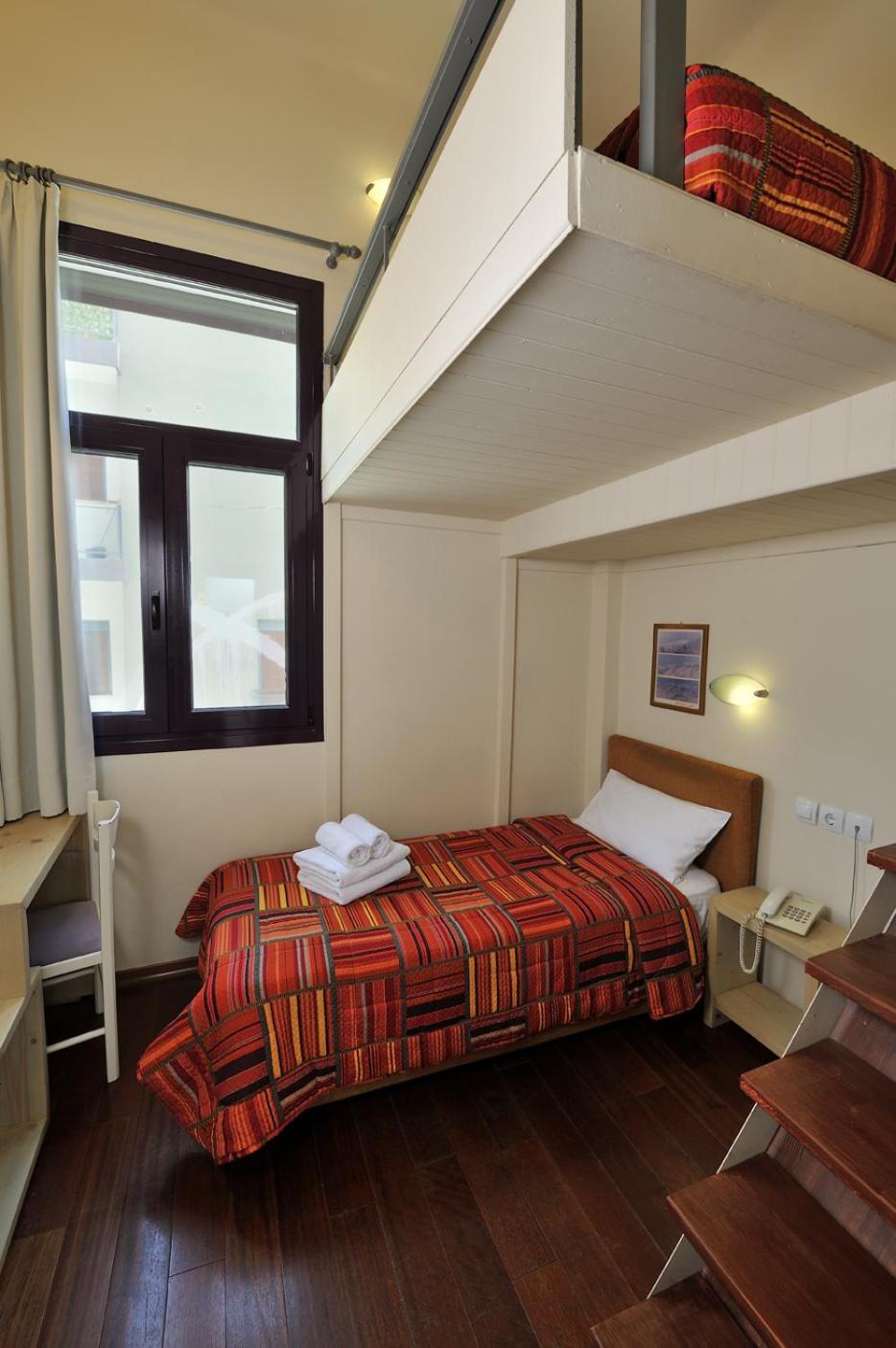 Low Budget Mezzanine Twin Room ( 2 single beds on 2 levels )