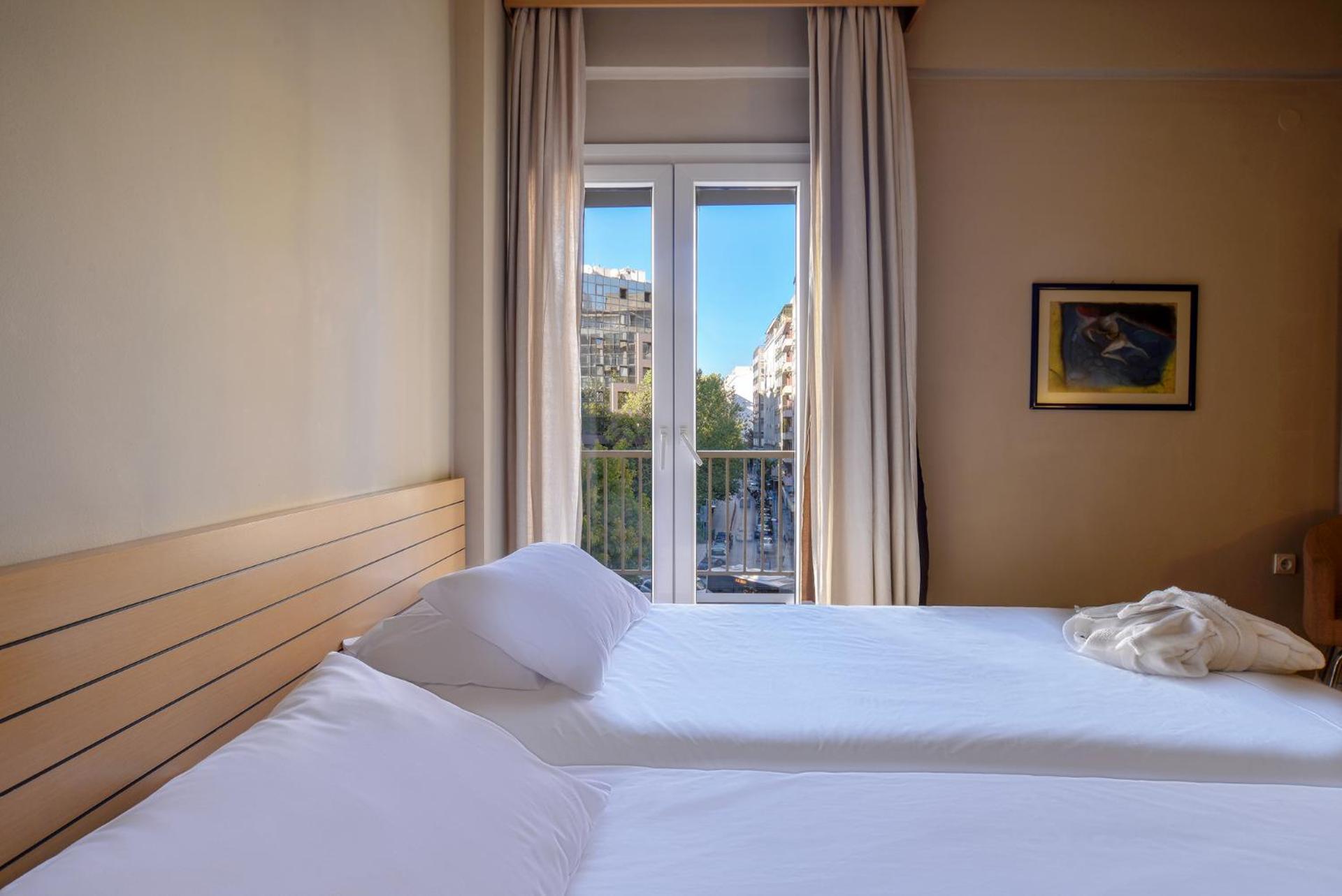Double Room with City View and Balcony