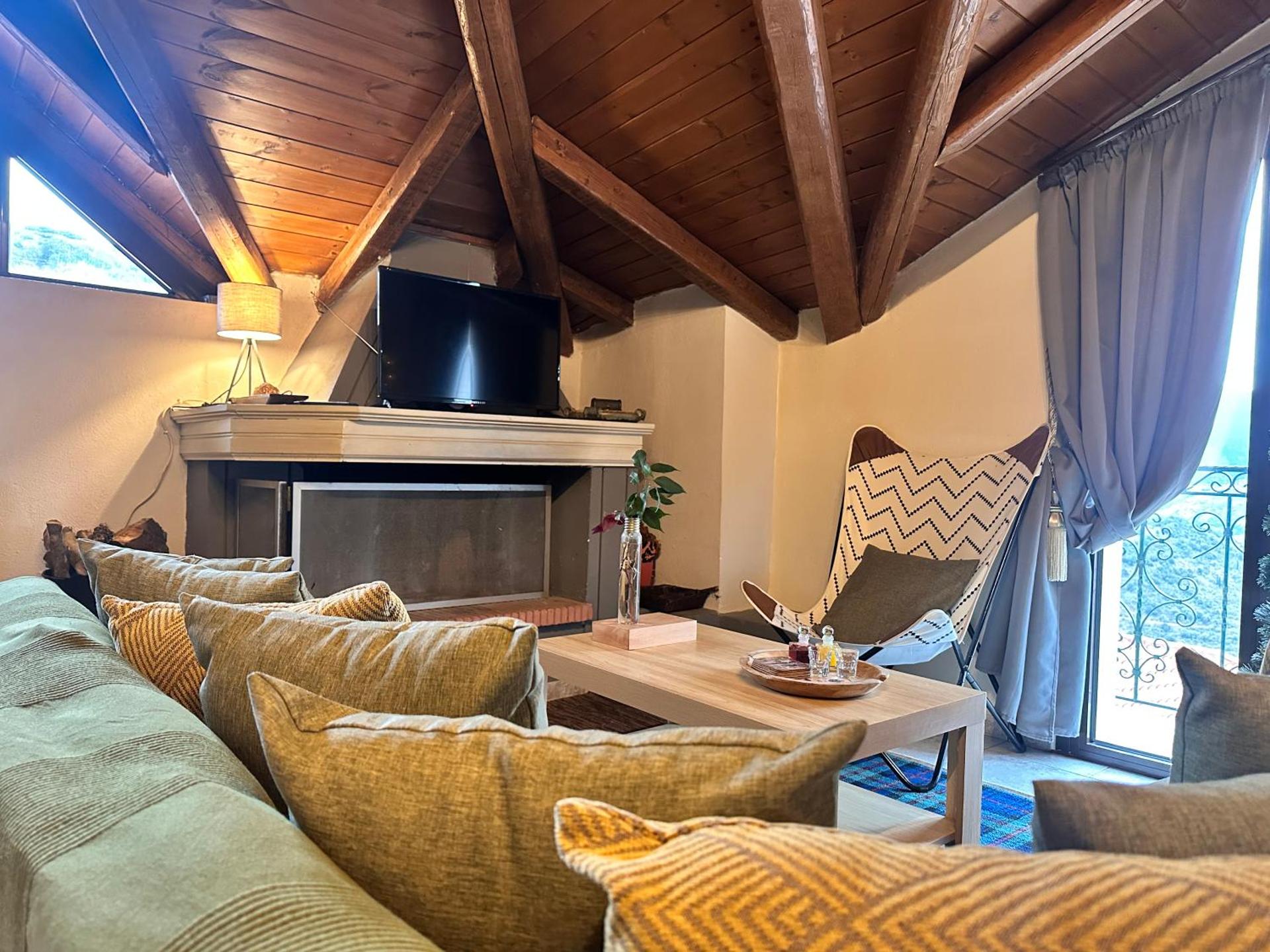 One-Bedroom Apartment with Balcony and Mountain View  