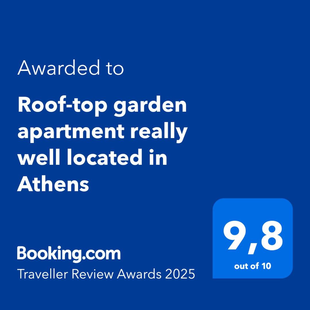Roof-top garden apartment really well located in Athens