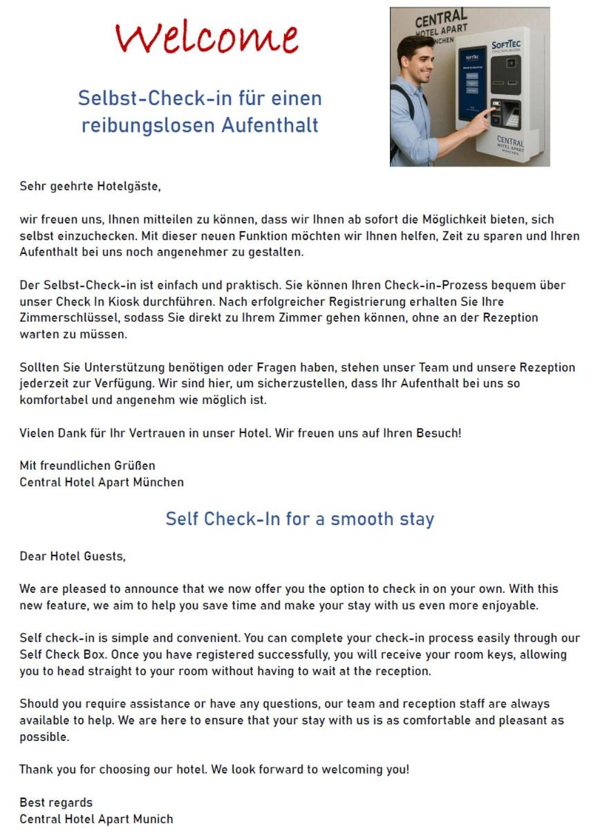 Central Hotel-Apart München - Photo 30