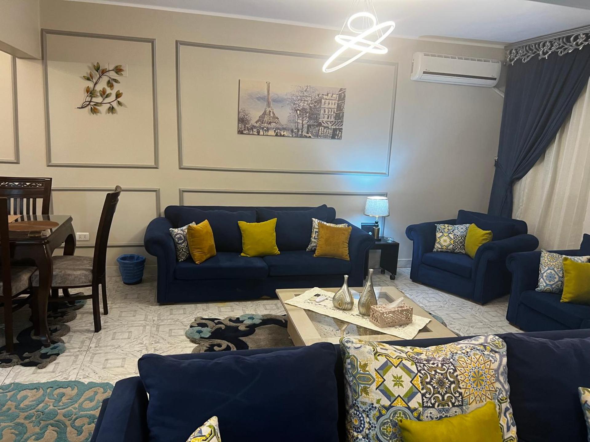 3-bedroom apartment next to City Stars Mall and Abbas Al-Akkad Street