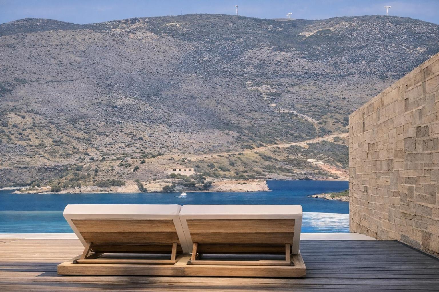Spinalonga Suite with Private Pool and Sea View