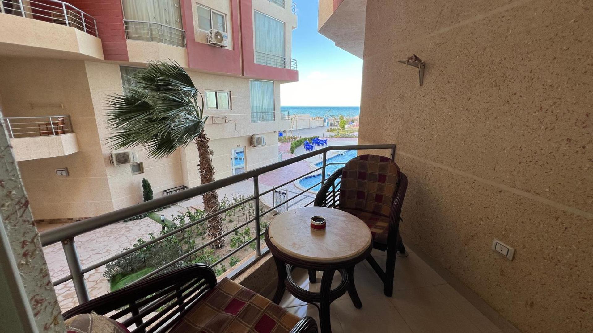 Casablanca beach resort, first line with private beach and swimming pools, 1
