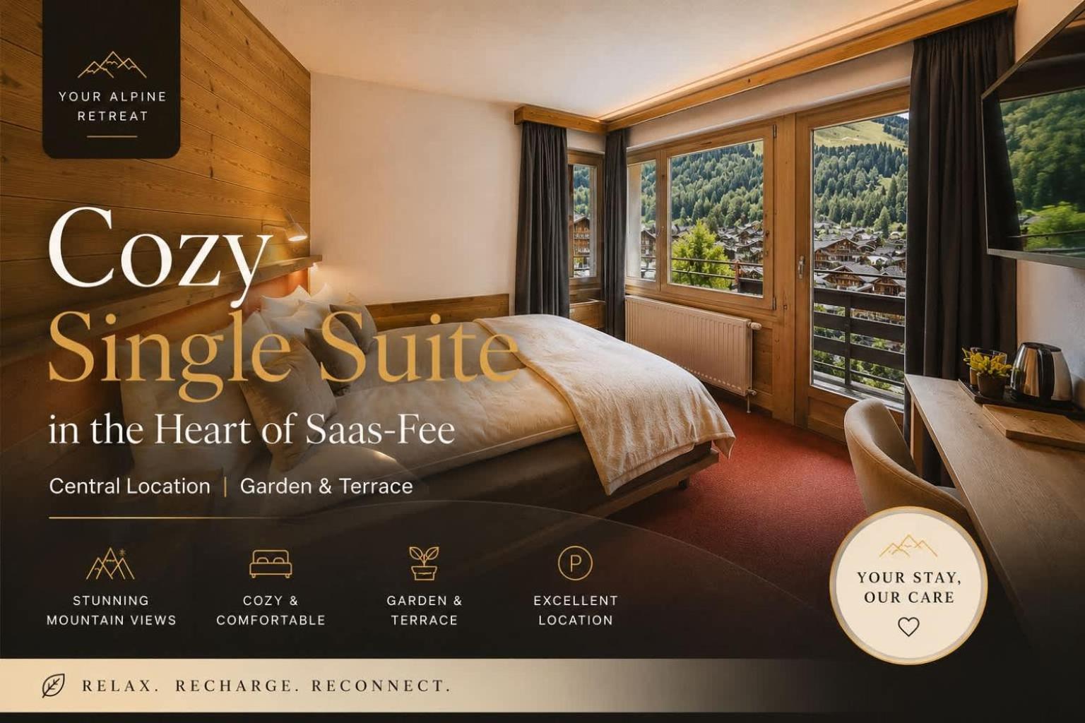Cozy Single Suite in the Heart of Saas-Fee 2