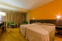 Cama o camas de una habitación en Hotel Sant Eloi