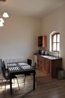 Kuchyň nebo kuchyňský kout v ubytování Apartmány Turold Mikulov