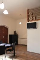 TV a/nebo společenská místnost v ubytování Apartmány Turold Mikulov