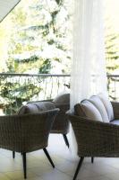 A seating area at Villa Oliva Boutique Rooms Zamárdi