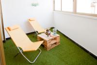 A seating area at Apartamento en Santa Cruz