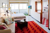 A seating area at Apartamento en Santa Cruz