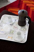Coffee and tea making facilities at Apartamento en Santa Cruz