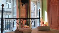 A seating area at PICO SACRO II HOTEL Santiago de Compostela