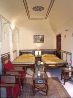 De plattegrond van Hotel Mandawa Haveli