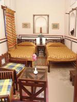 De plattegrond van Hotel Mandawa Haveli