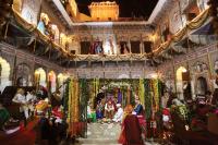 De plattegrond van Hotel Mandawa Haveli