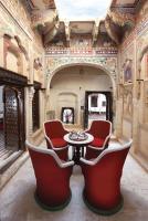 De plattegrond van Hotel Mandawa Haveli