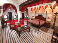 De plattegrond van Hotel Mandawa Haveli