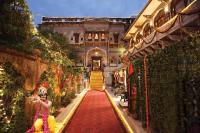 De plattegrond van Hotel Mandawa Haveli