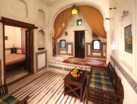De plattegrond van Hotel Mandawa Haveli
