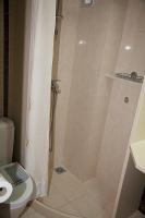 Koupelna v ubytování Zeus Hotel