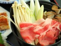 旅館の敷地内または近くでの食事または食べ物