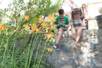 ANTICA Family Guest Houseに滞在中の子供