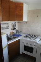 A kitchen or kitchenette at L'occhio sul Vesuvio appartamento con terrazza privata e casa vacanza senza terrazza privata