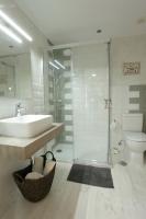 A bathroom at vivienda vieja cepa