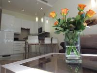 Kuchyňa alebo kuchynka v ubytovaní Grand-Tourist Amber Rose Apartment