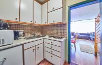 Kuchyň nebo kuchyňský kout v ubytování Appartements Alpin