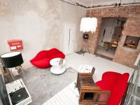 Część wypoczynkowa w obiekcie Loft Sen Pszczoły