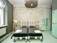 Łóżko lub łóżka w pokoju w obiekcie Loft Sen Pszczoły