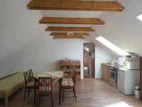 Kuchyň nebo kuchyňský kout v ubytování Apartman v zahrade