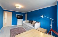 TV a/nebo společenská místnost v ubytování Villa Cihelna apartments