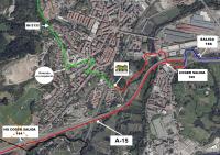 Plán poschodí v ubytovaní Apartamentos Aldagaia
