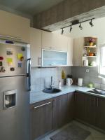 Kuchyň nebo kuchyňský kout v ubytování Apartment Visoka