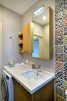 A bathroom at Villa Despina in Kisamos