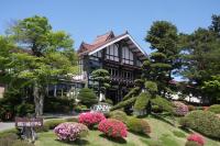 En have udenfor Kawaguchiko Hotel
