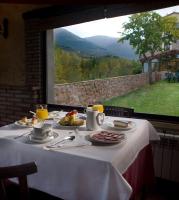 Výhľad na hory alebo výhľad na hory priamo z of the country house