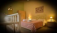 A bed or beds in a room at Suites Pierion Musses