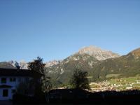 a view of the mountains from our house at Haus Gantioler in Mieders