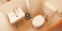 Koupelna v ubytování Apartman Kimi