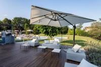 Vonkajšia záhrada v ubytovaní Hotel Il Corazziere